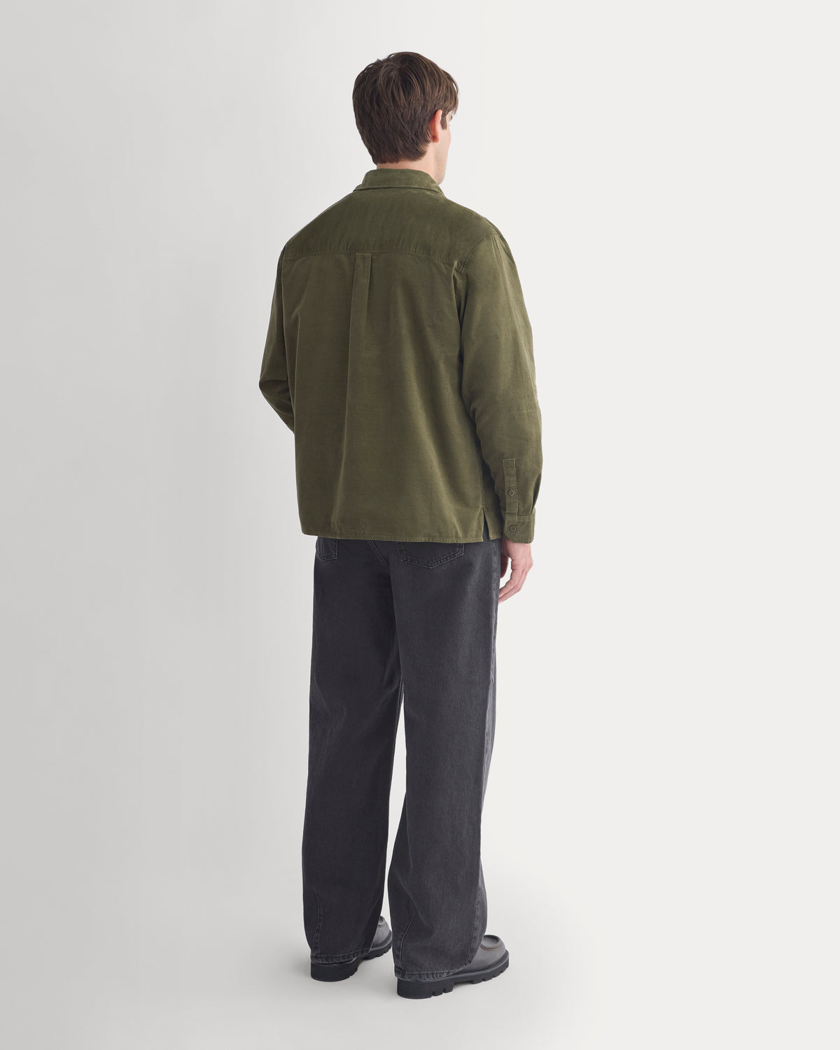 Pinwale Corduroy Shirt | Olive Night