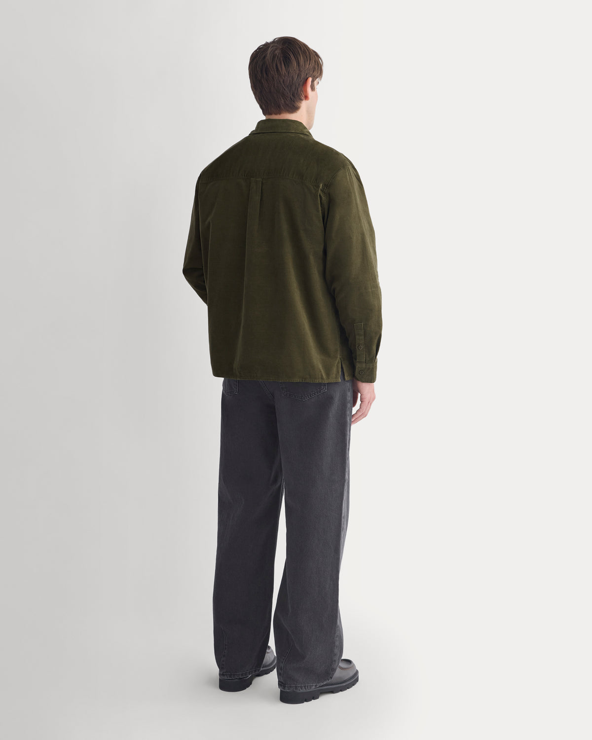 Pinwale Corduroy Shirt | Olive Night