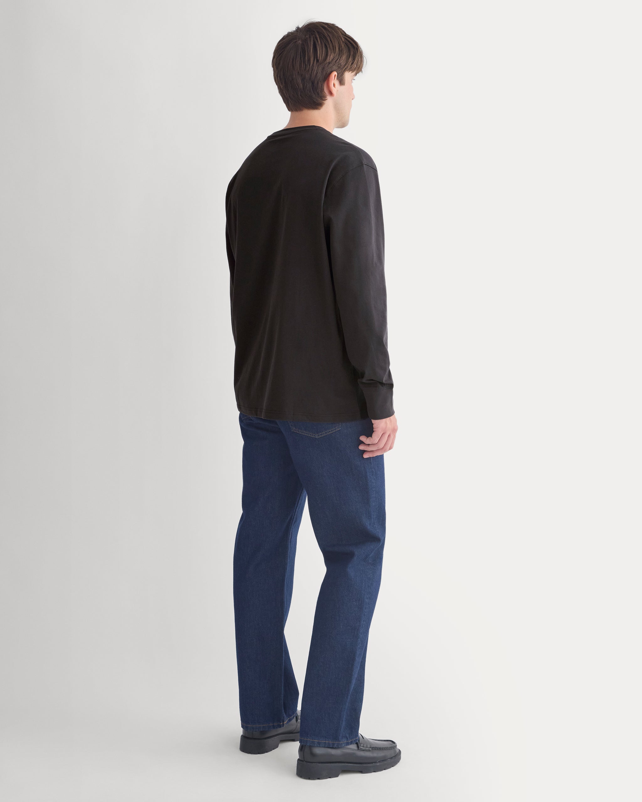 Forever Jersey Premium Long Sleeve Tee | Black