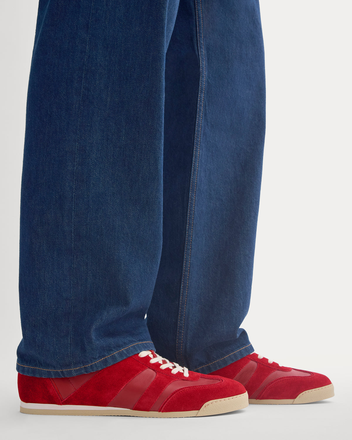 Collegium x Everlane Pista Sneaker | Crimson | Men's