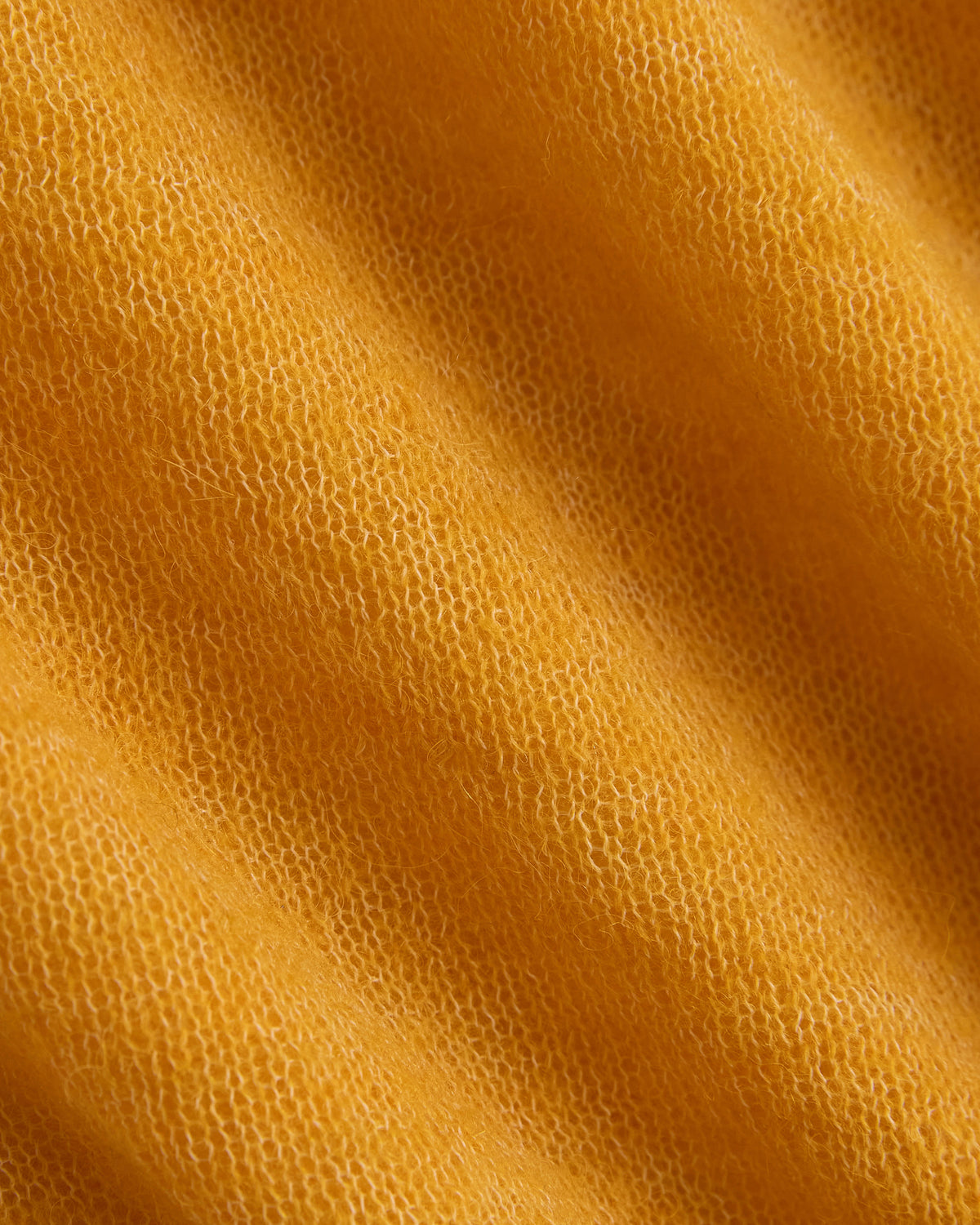 Air Alpaca Wide V Cropped Cardigan | Golden Yellow
