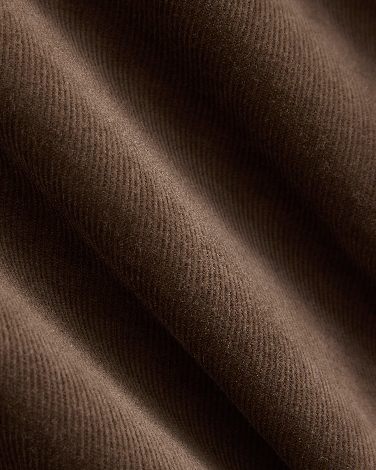 Oversized Raglan Shirt in Pinwale Corduroy | Deep Taupe