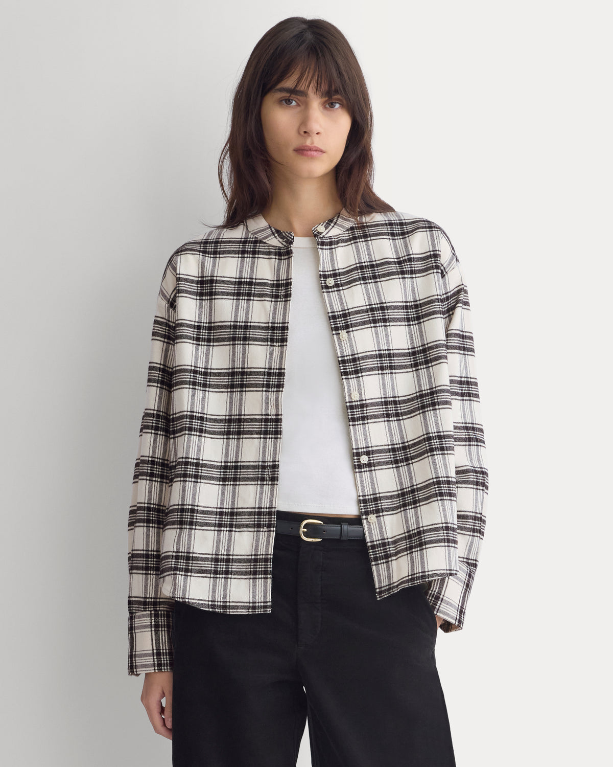 Flannel Shirt | Birch/Black