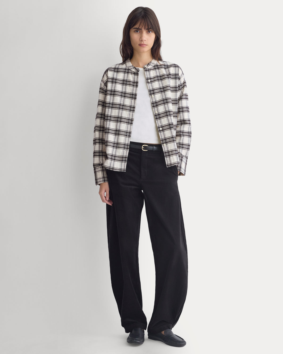 Flannel Shirt | Birch/Black
