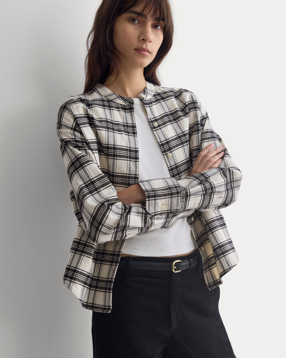 Flannel Shirt | Birch/Black