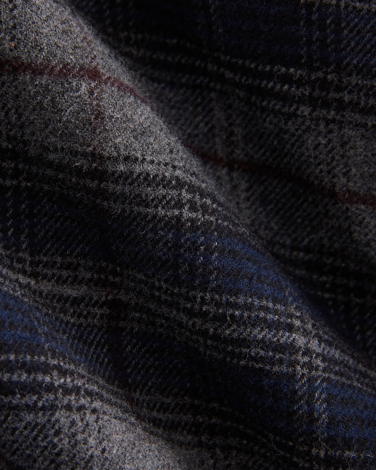 Flannel Shirt | Black / Navy
