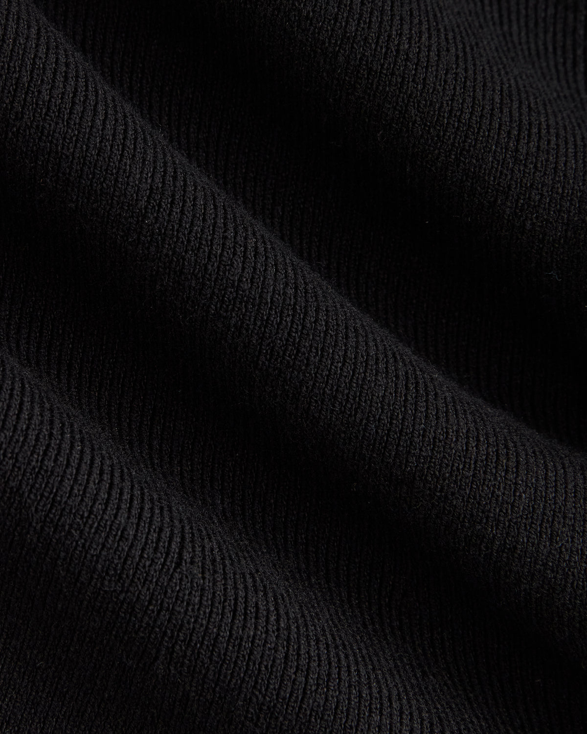 Fine-Knit Maxi Cardigan Dress | Black