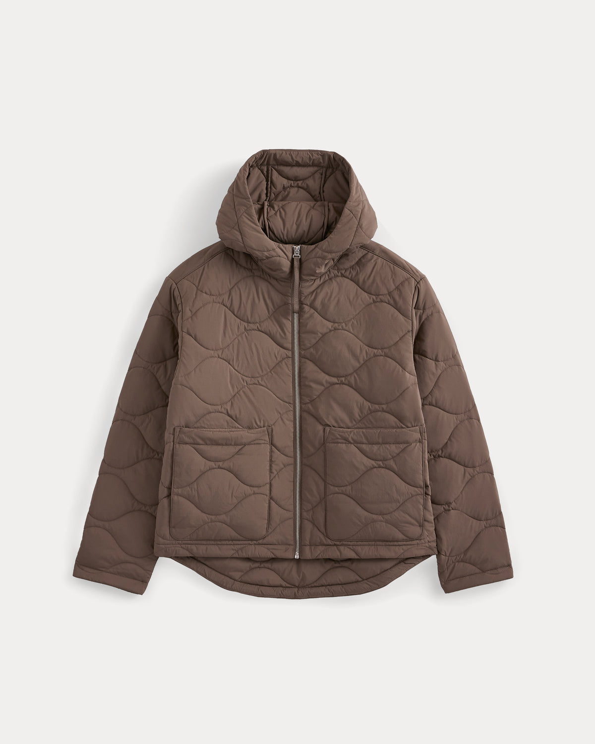 Re:Cycled Nylon Hooded Liner | Deep Taupe