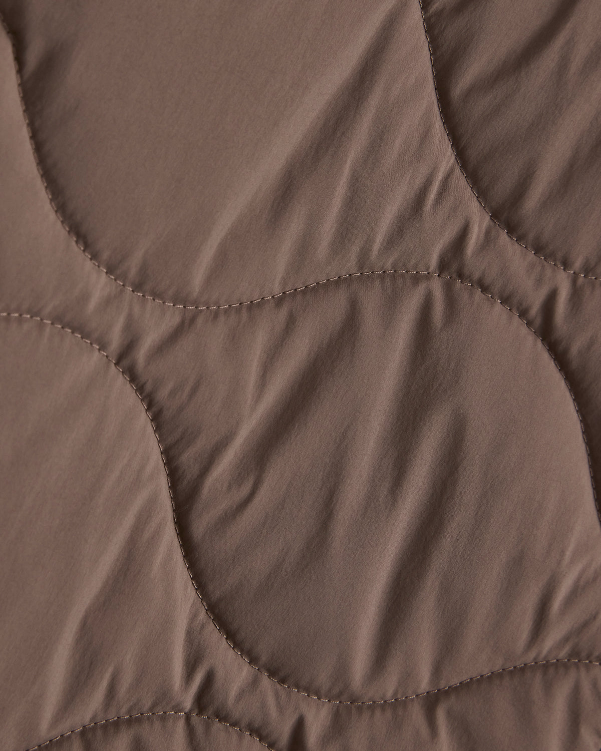 Re:Cycled Nylon Hooded Liner | Deep Taupe