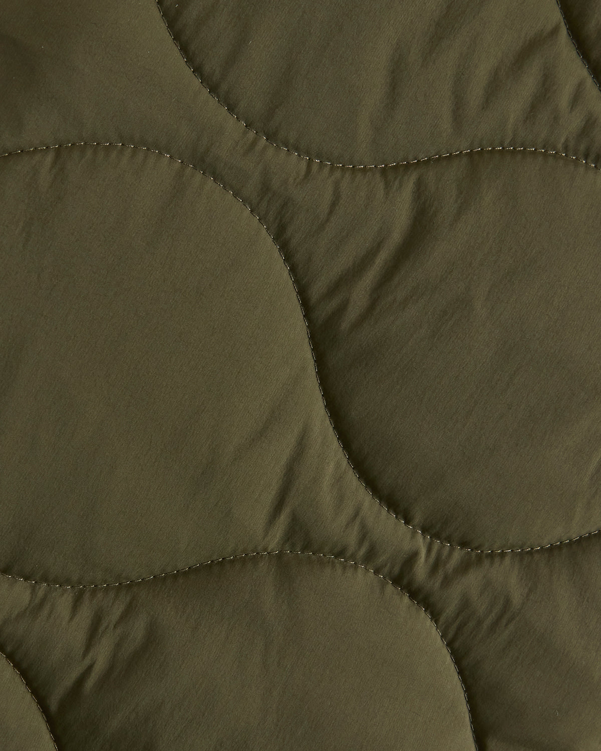 Re:Cycled Nylon Hooded Liner | Olive Night