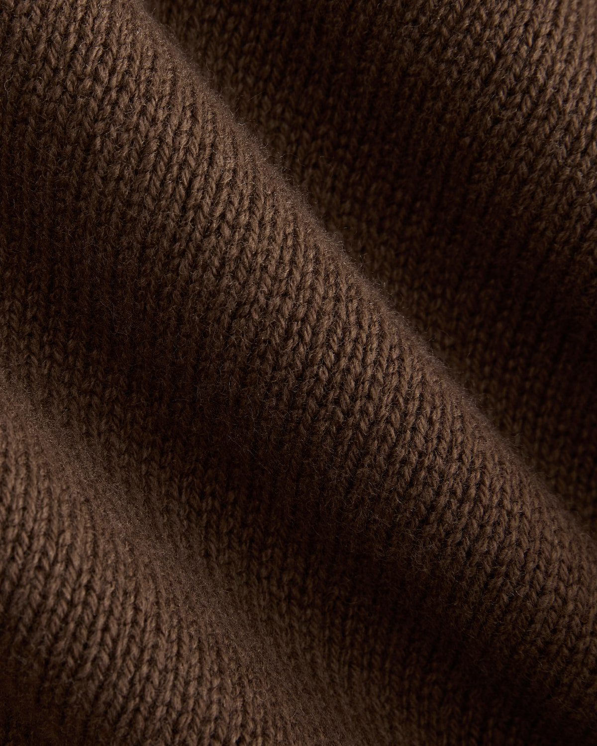 V-Neck Sweater in Extrafine Luxe Merino | Cocoa