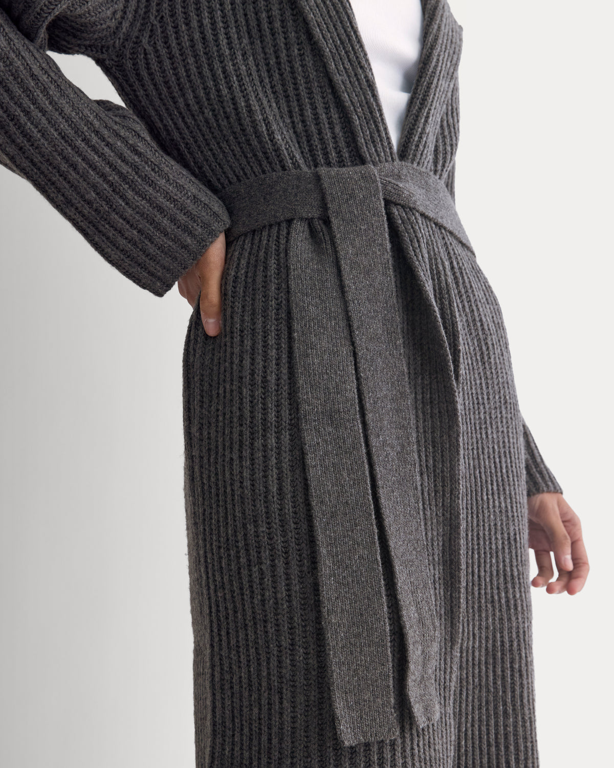 Sweater Robe in Lofty Merino - Better Beige | Zinc