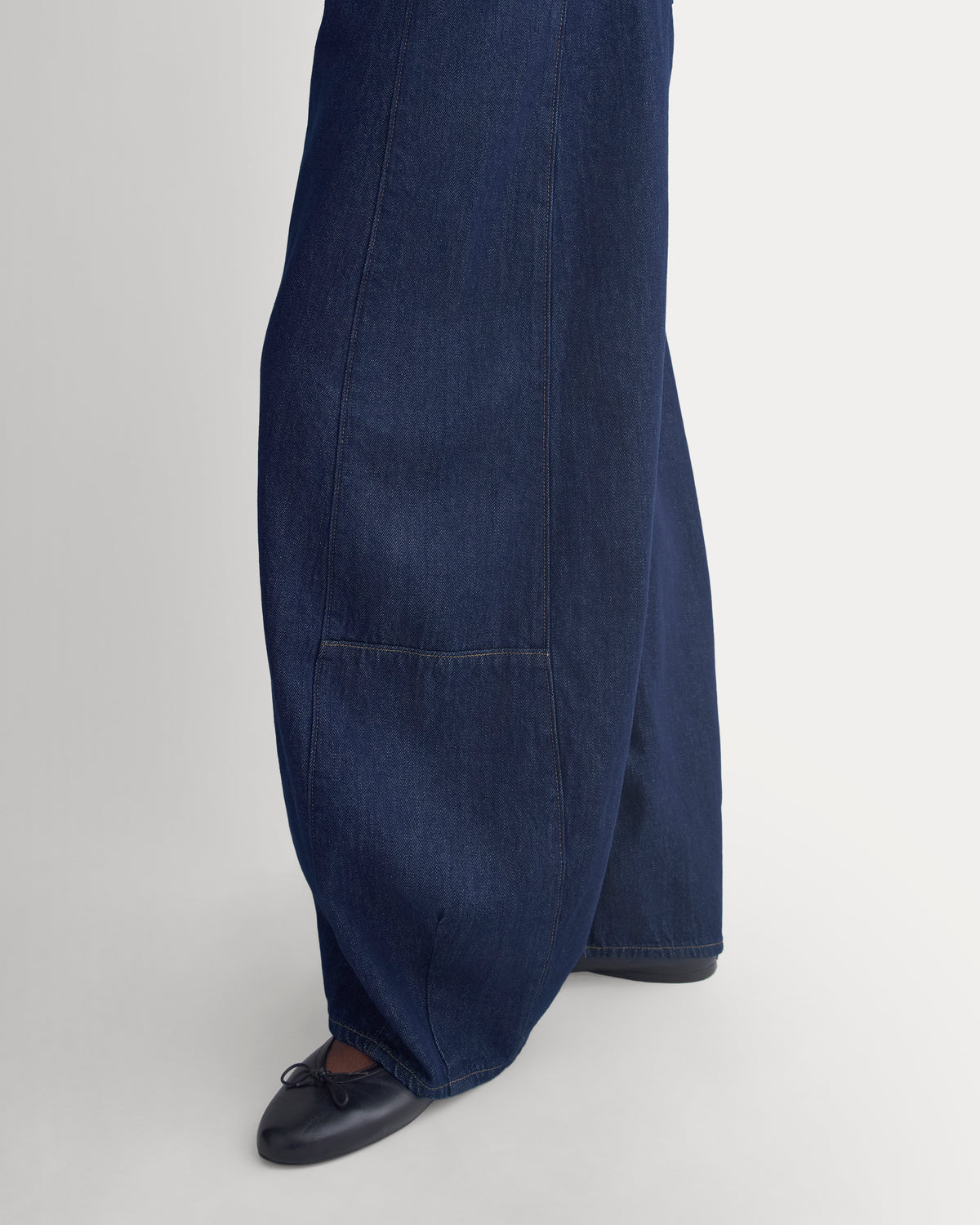 Baggy Barrel-Leg Jean | Dark Indigo