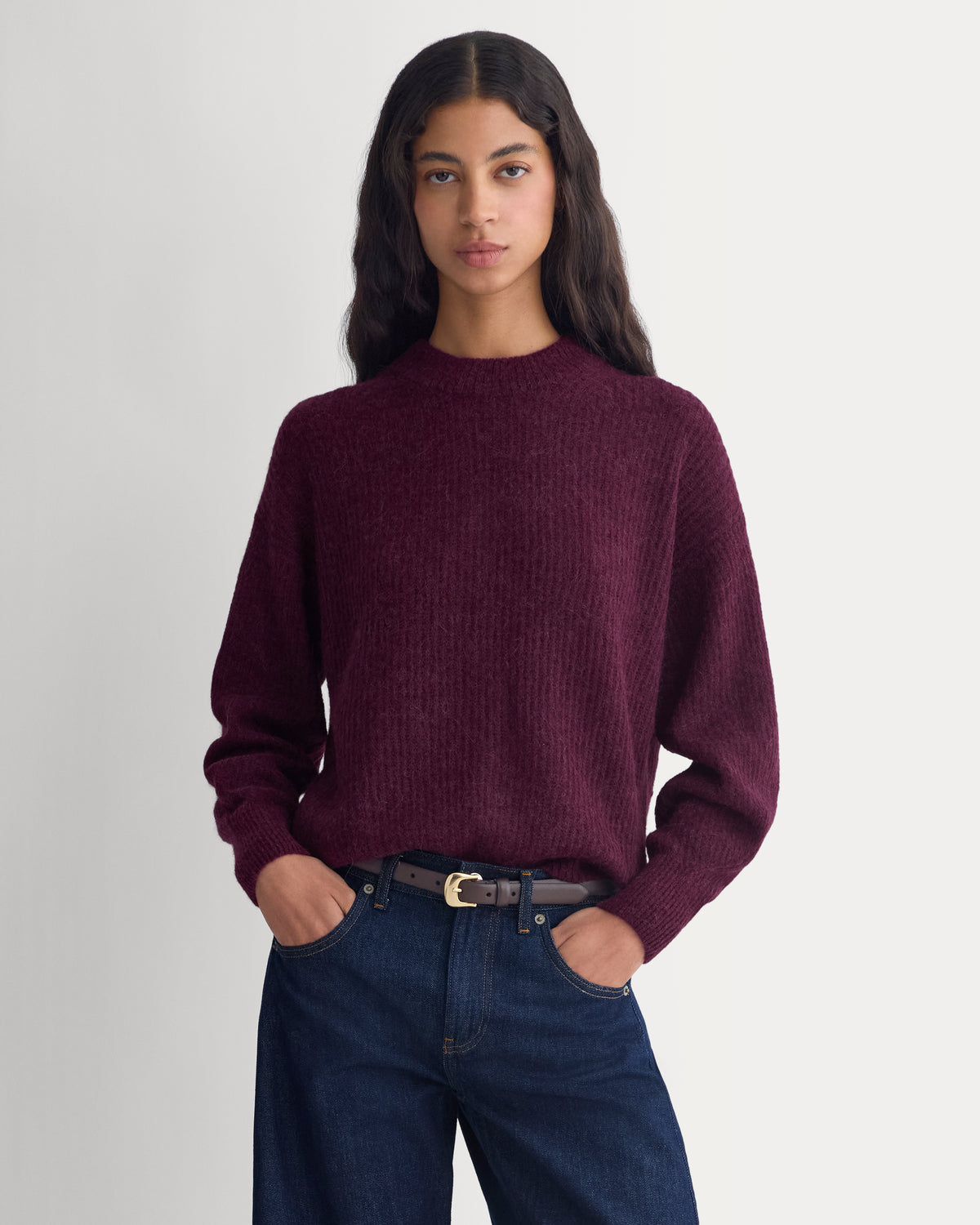 The Cocoon Crew in Alpaca | Deep Plum