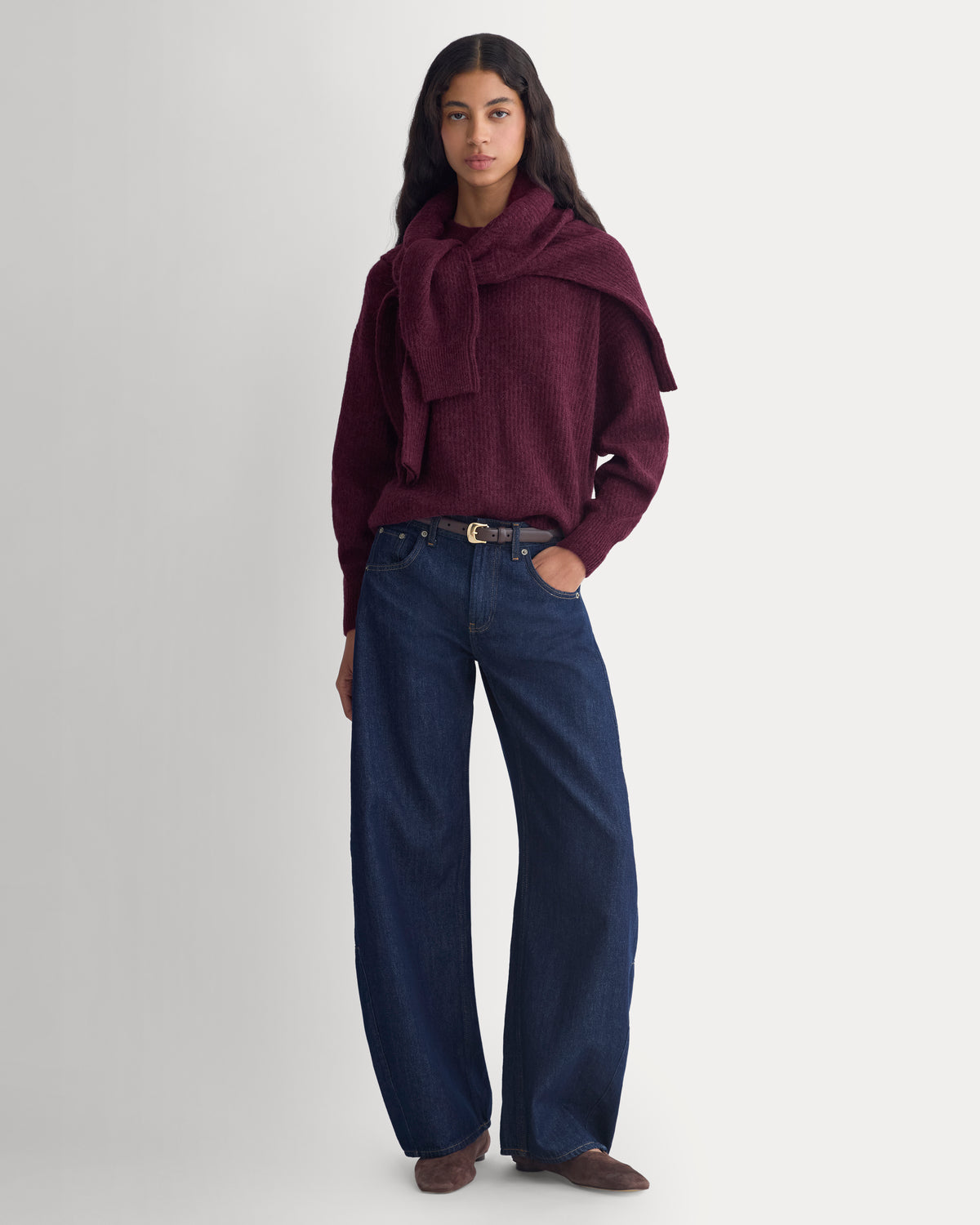 The Cocoon Crew in Alpaca | Deep Plum