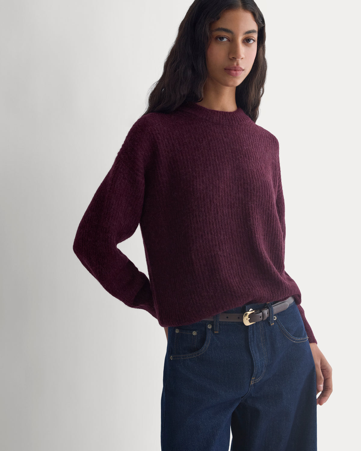 The Cocoon Crew in Alpaca | Deep Plum
