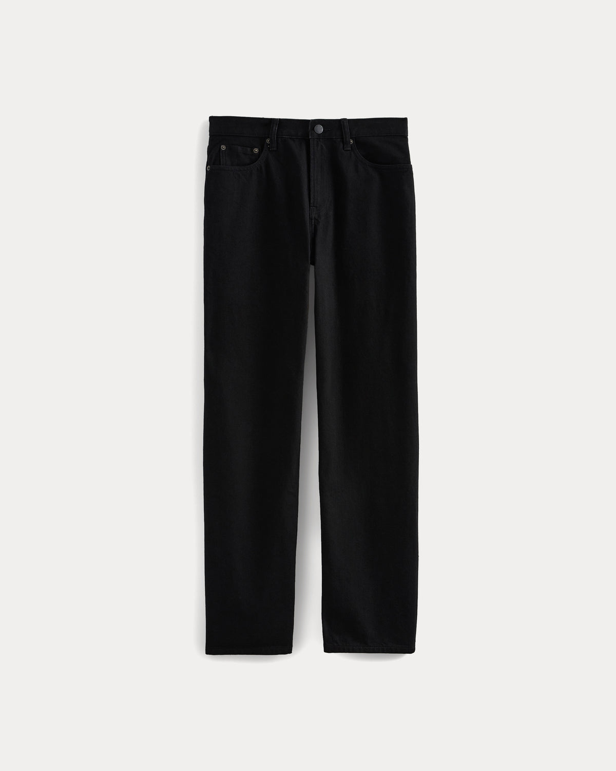 Relaxed Rigid Denim | Black