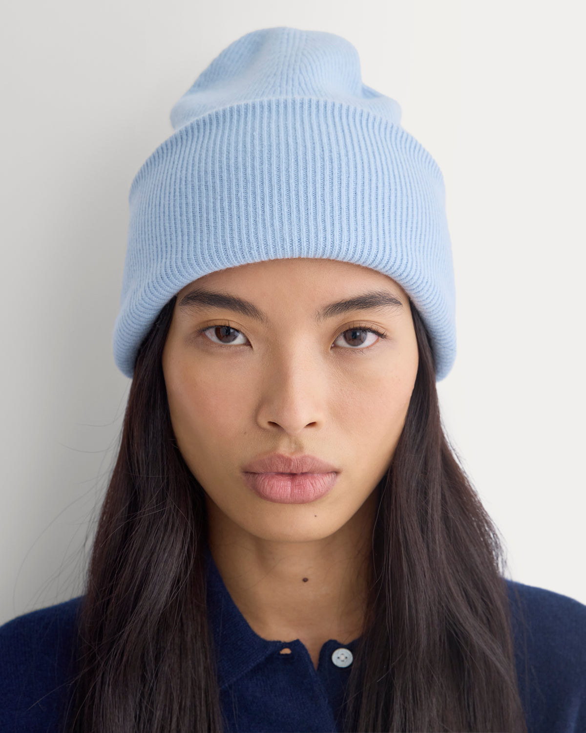 The Cabin Beanie | Cashmere Blue