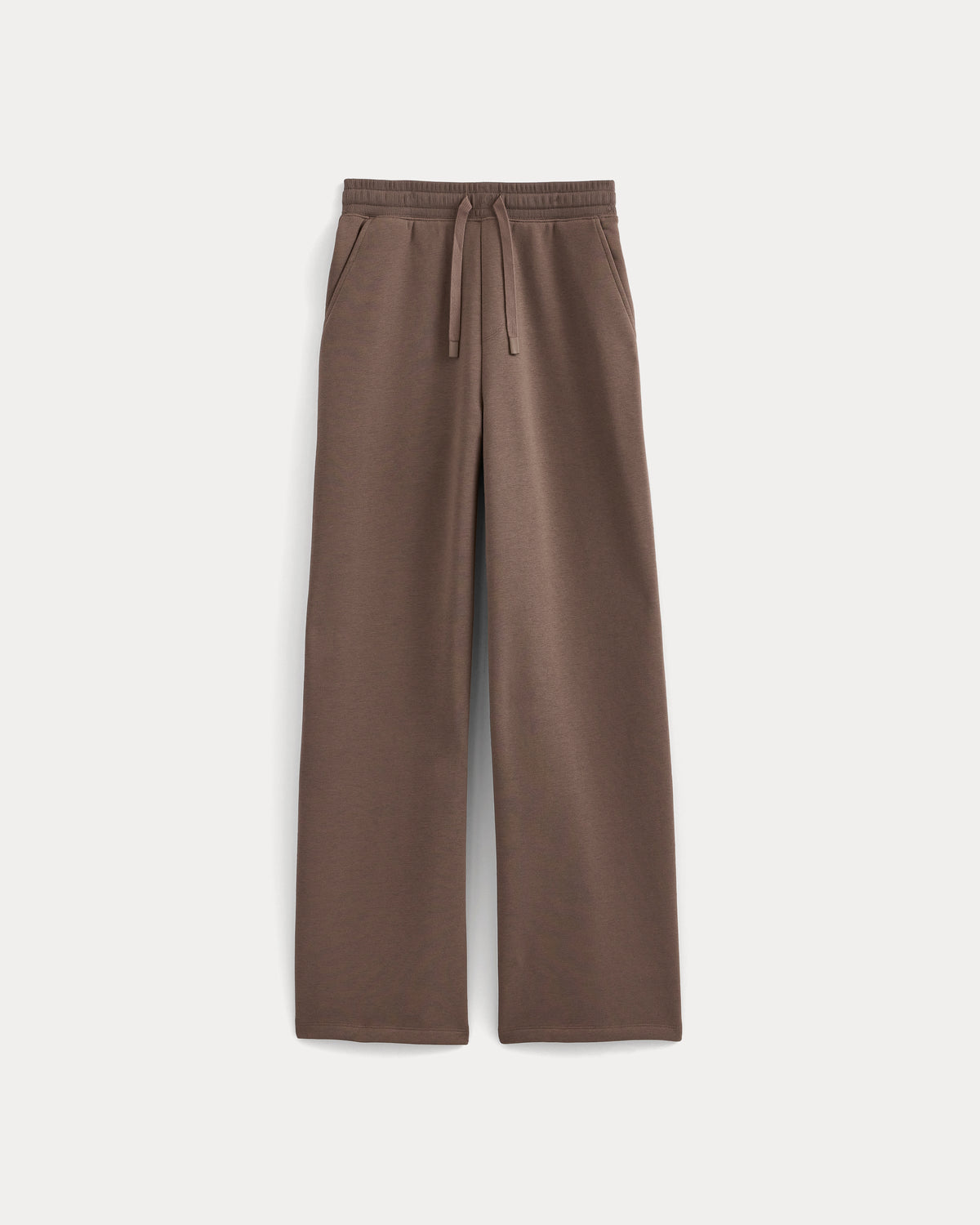 Luxe Fleece Wide-Leg Sweatpant | Deep Taupe