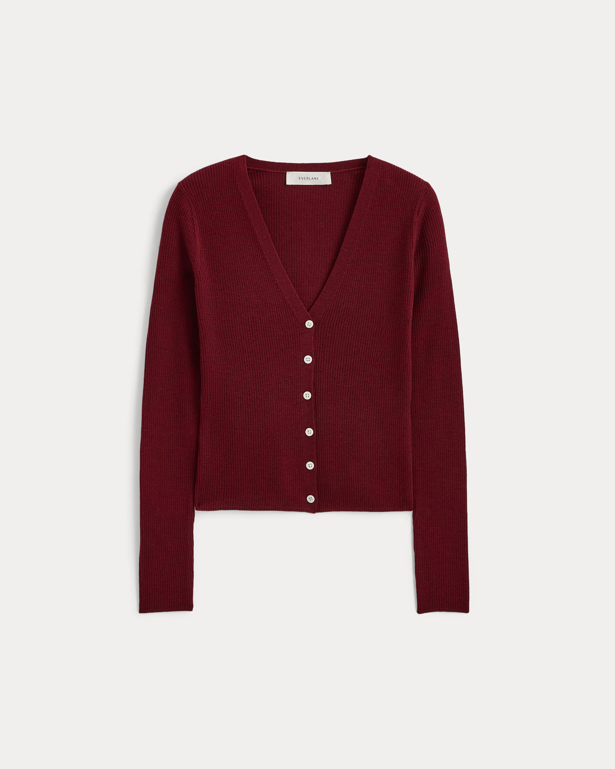 The Cardigan in Ultrasoft Merino | Cabernet