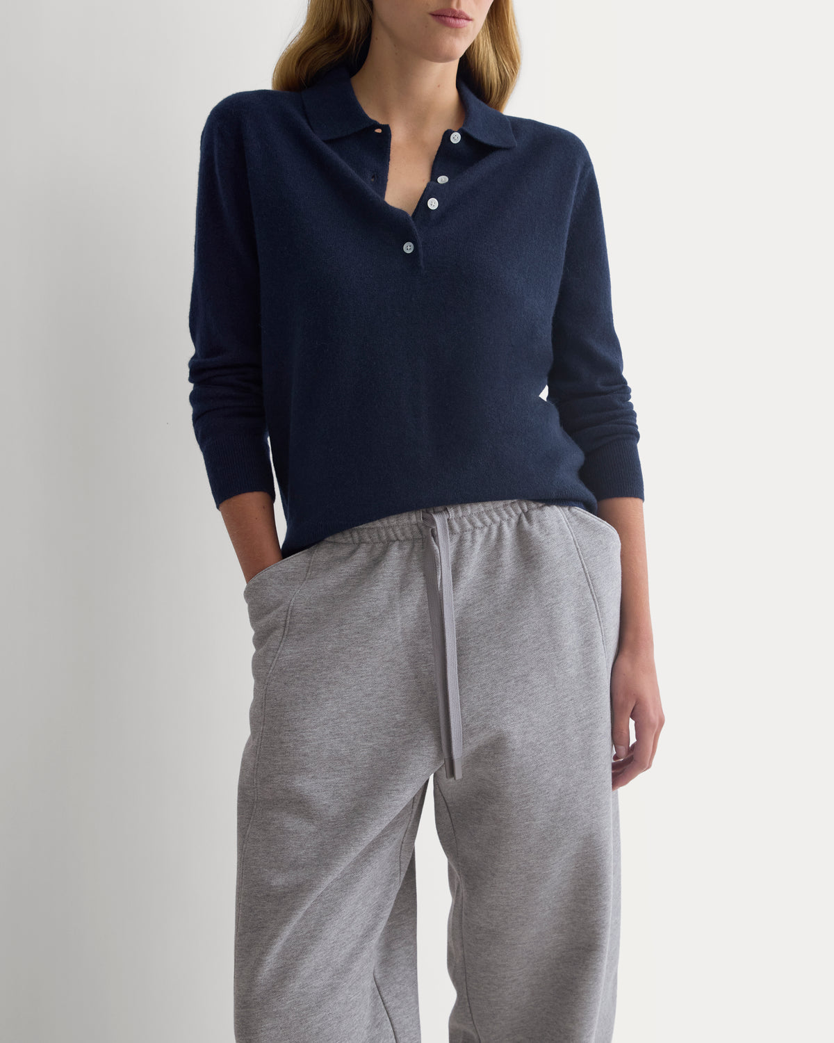 Luxe Fleece Baggy Jogger | Vintage Heather Grey