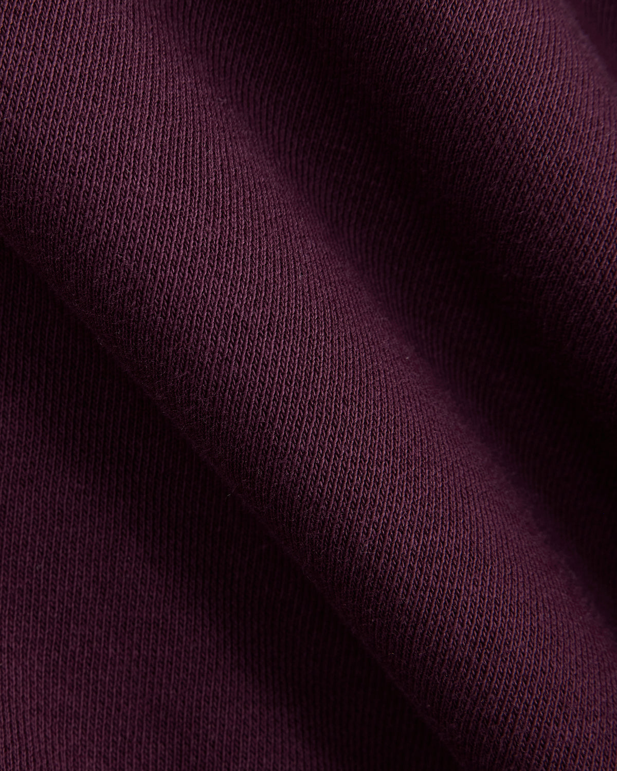Luxe Fleece Shrunken Crew | Deep Plum