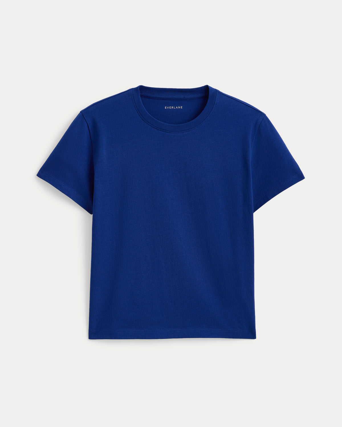 The Box-Cut Tee in Essential Cotton | Soladite Blue | No Pocket