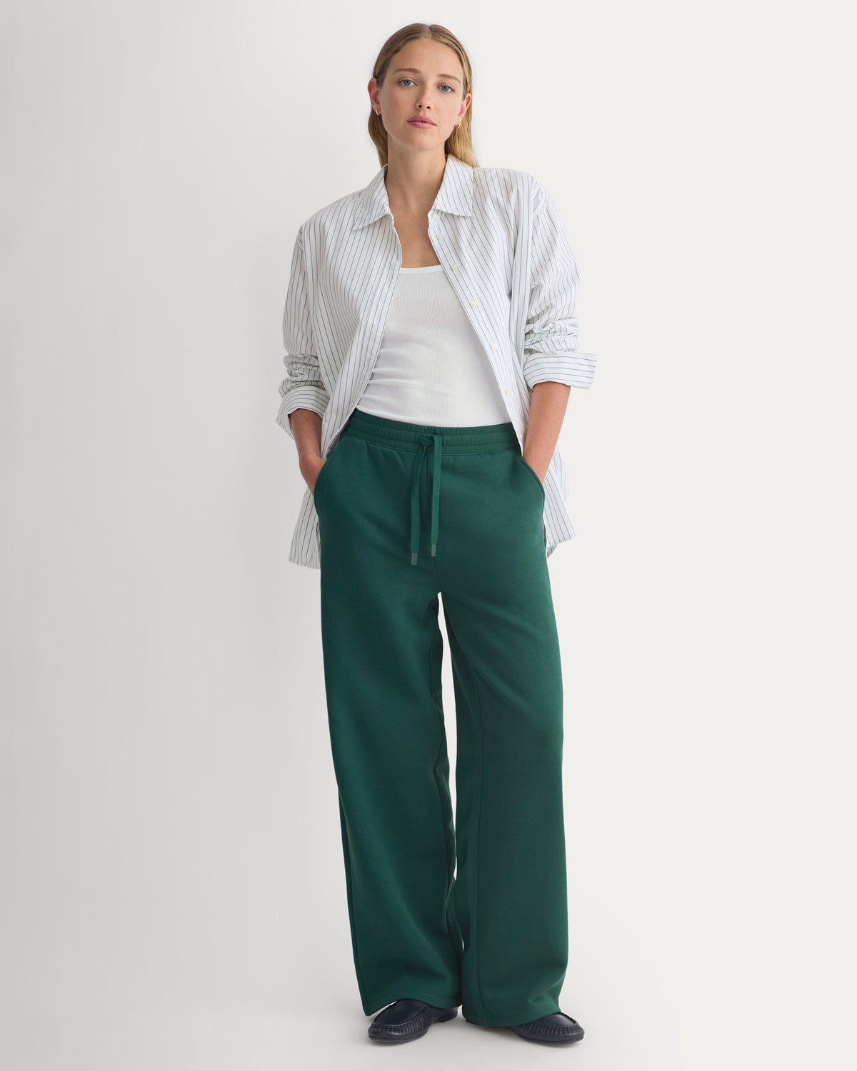 Luxe Fleece Wide-Leg Sweatpant | Ponderosa Pine