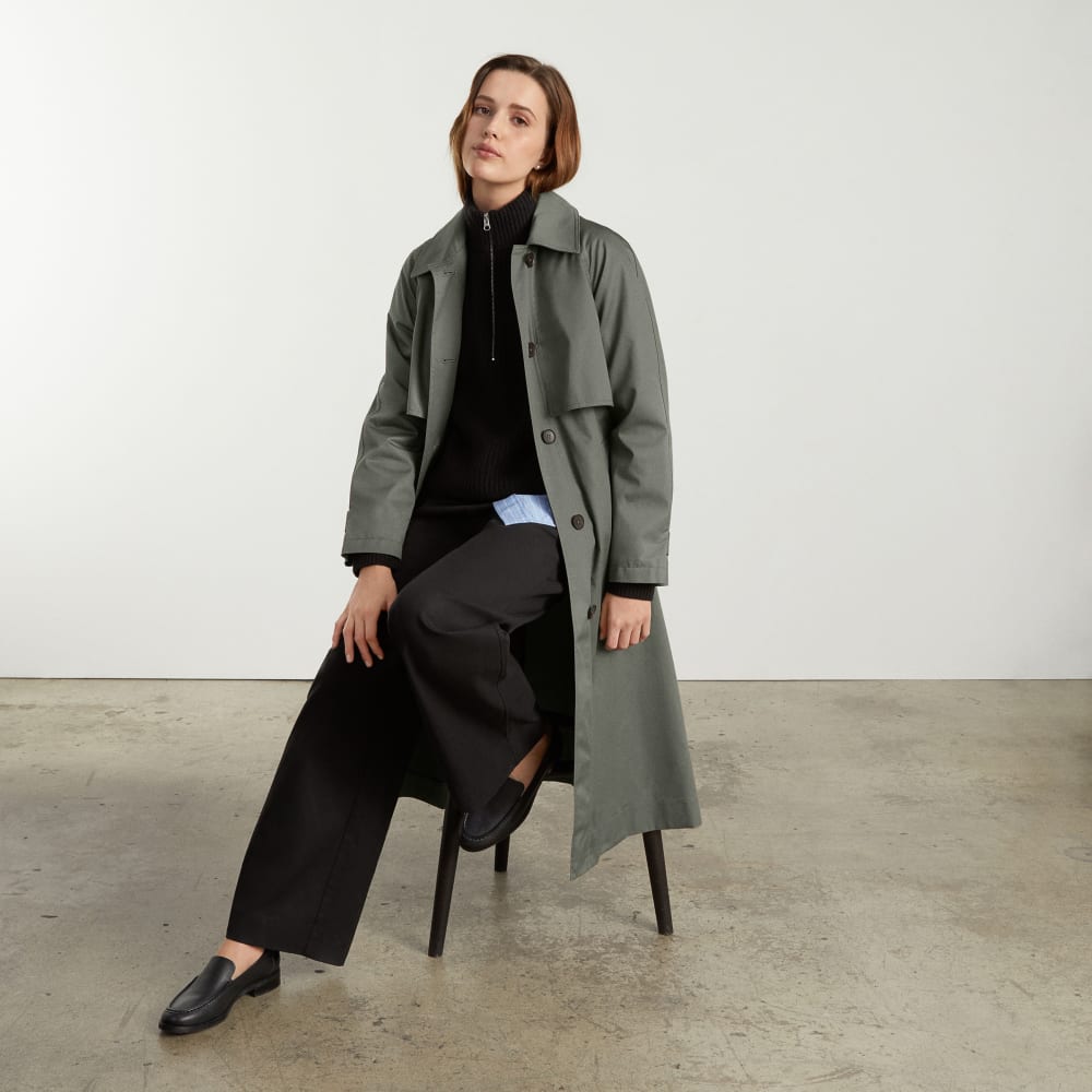womens-long-mac-coat-pewter-green
