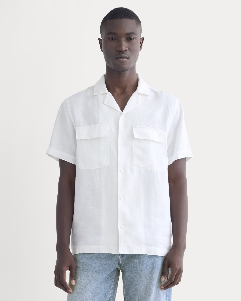 The Resort Shirt in Linen | White Everlane The Resort Shirt in Linen | White Everlane
