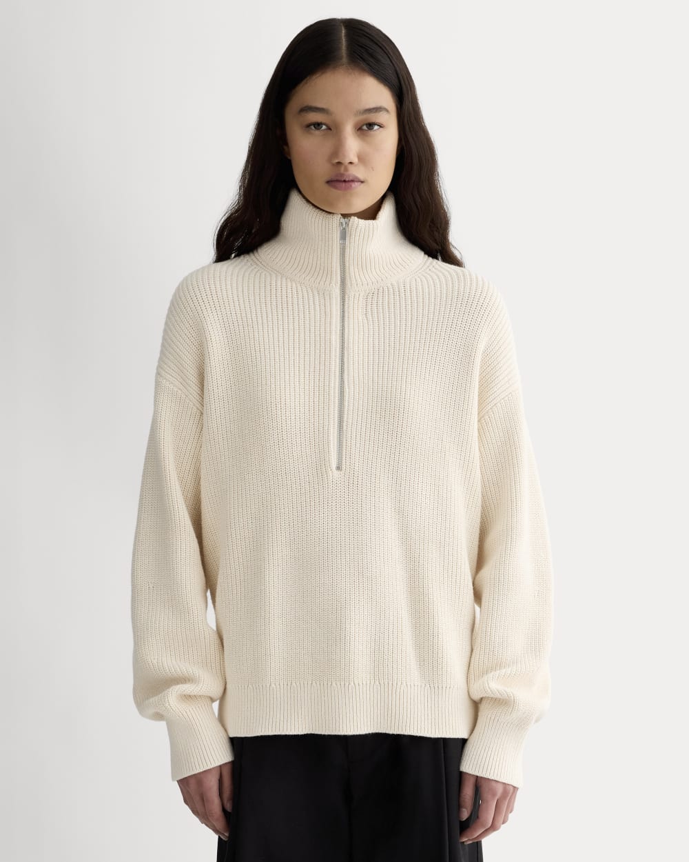 The Half-Zip in Everyday Cotton Canvas – Everlane