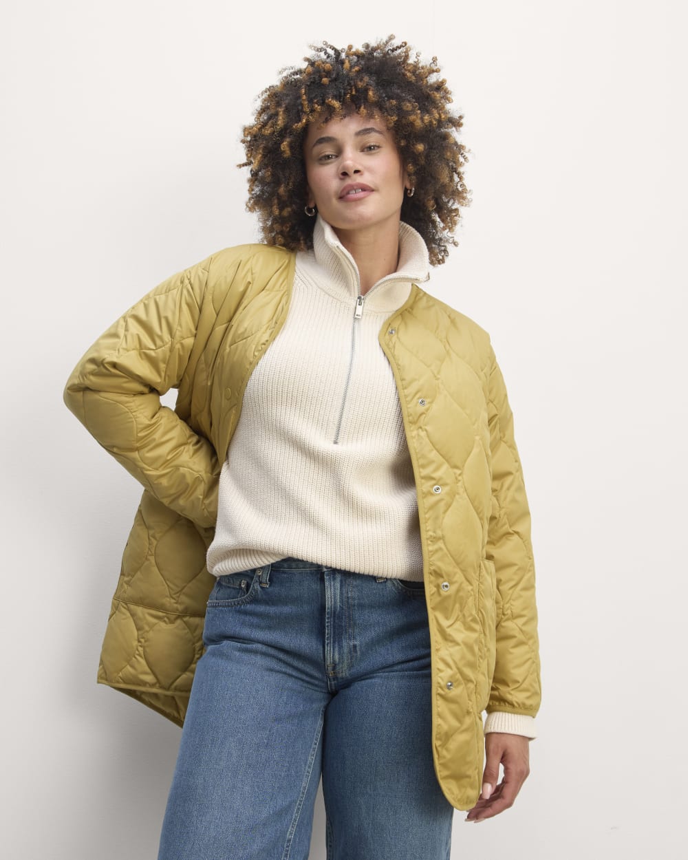 The Quilted Liner | Golden Oak – Everlane