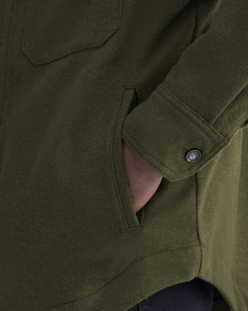 mens-heavyweight-twill-waffle-overshirt-heather-green