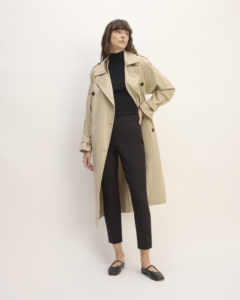 The Bi-Stretch Work Pant | Black – Everlane