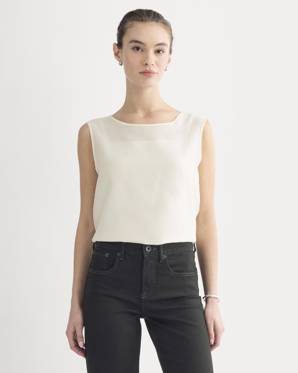 womens-sleeveless-top-silk-organza-parchment | primary