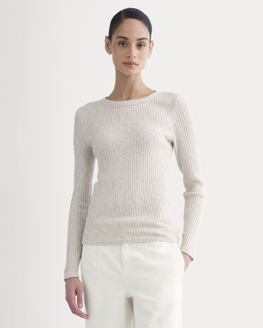 womens-rib-knit-crew-peyote-bone | primary
