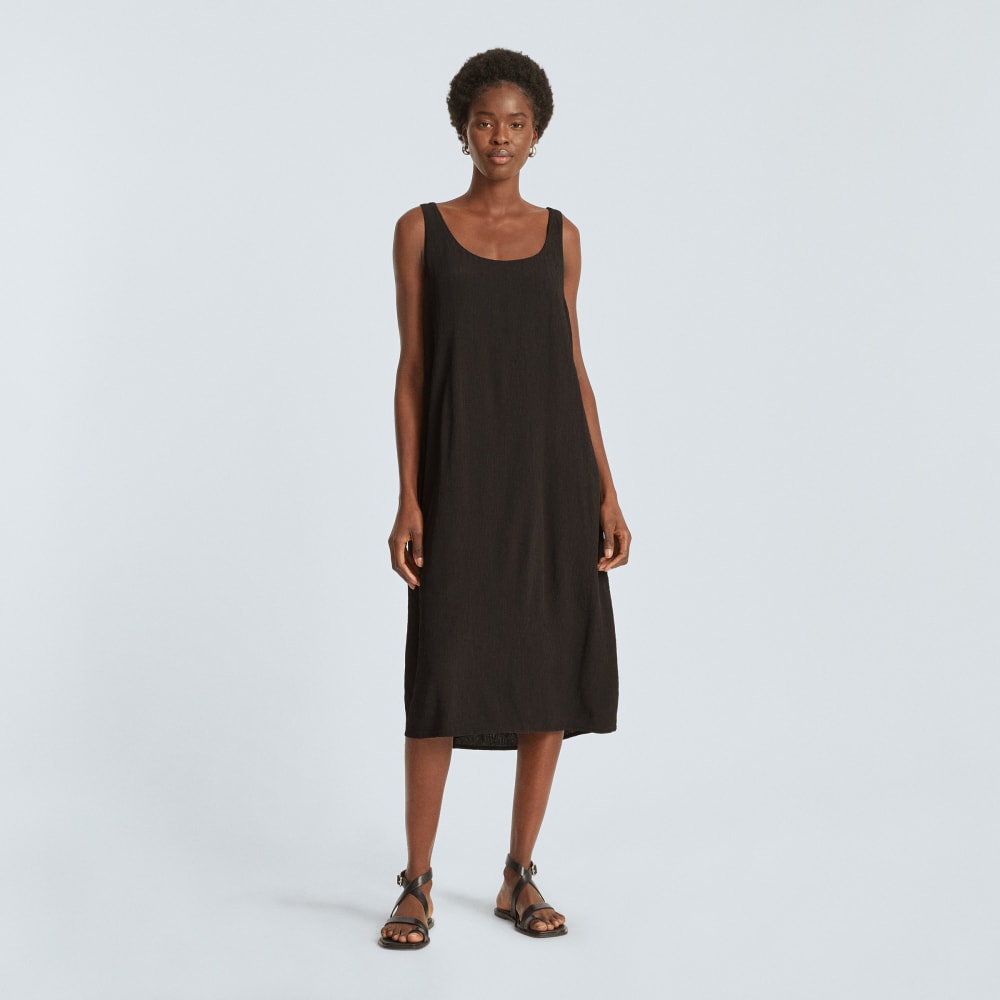 womens-naia-ripple-tank-dress-black
