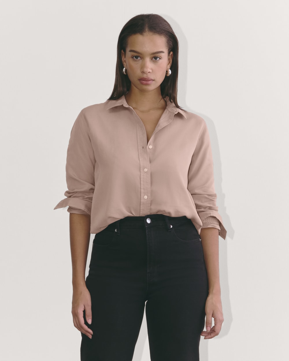 dusty rose dress shirt Rose Men's Dress Shirt M (15-15.5 / 32-33)