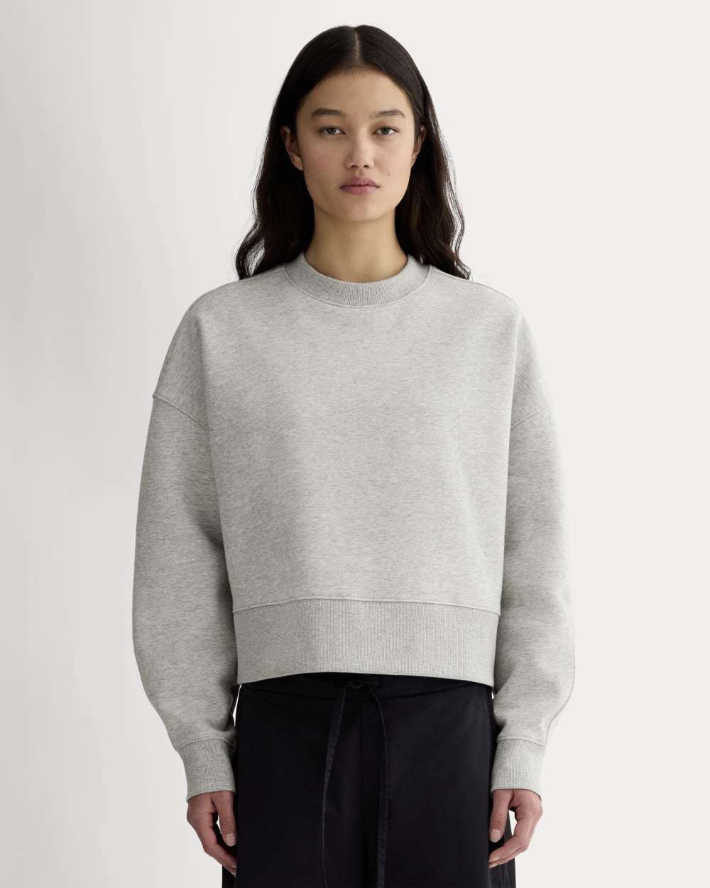 Luxe Fleece Sweatshirt | Heathered Grey – Everlane