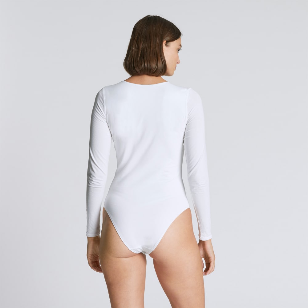 womens-long-sleeve-square-bodysuit-bikini-white
