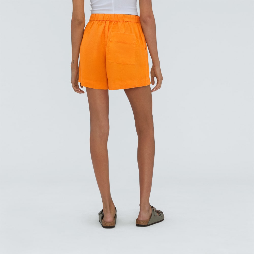 womens-linen-boxer-short-turmeric | alt