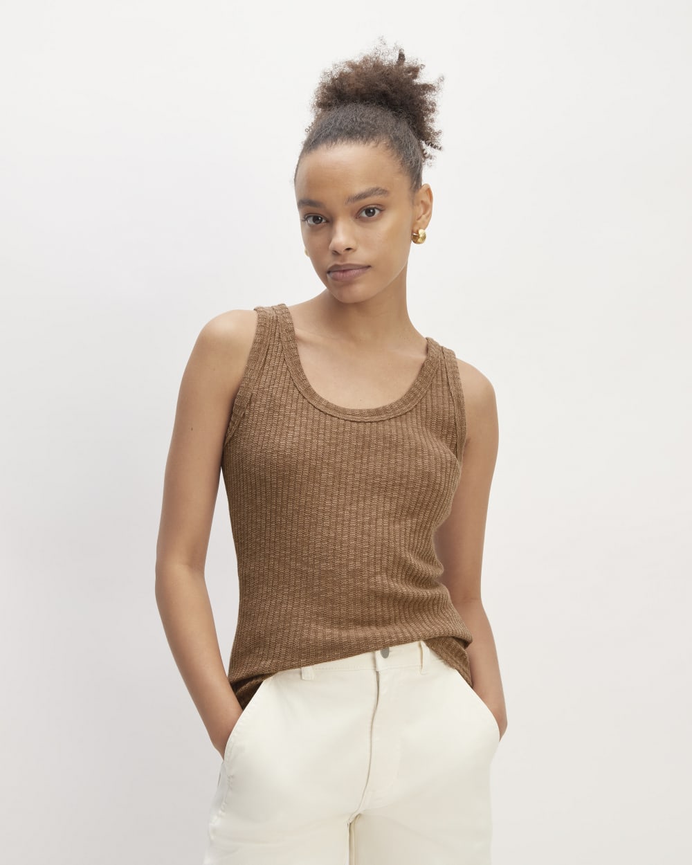 The Cozy Rib Tank | Carob Brown – Everlane