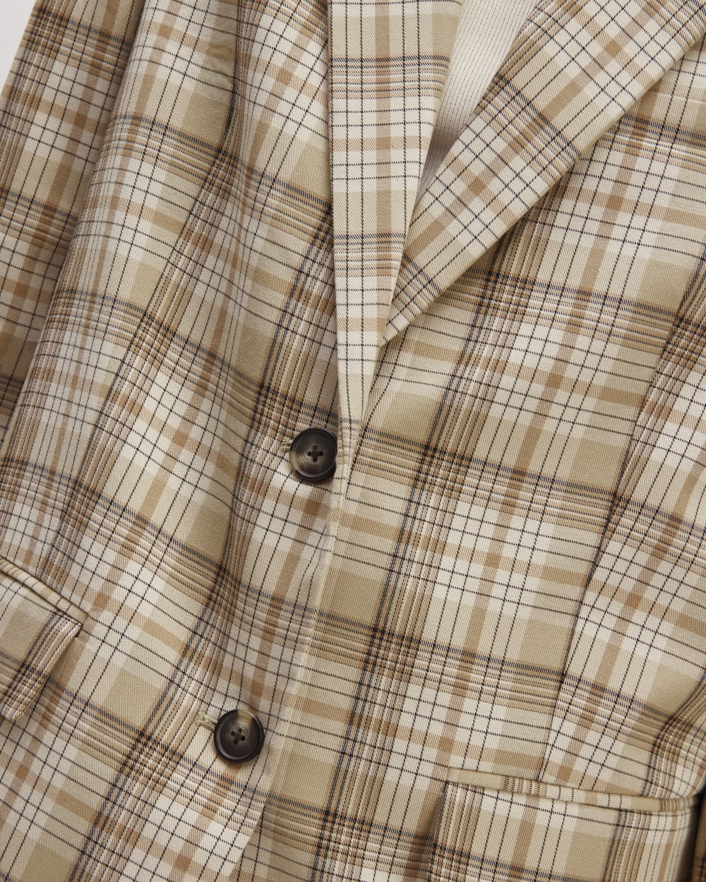 womens-tencel-oversized-blazer-pale-khaki-plaid