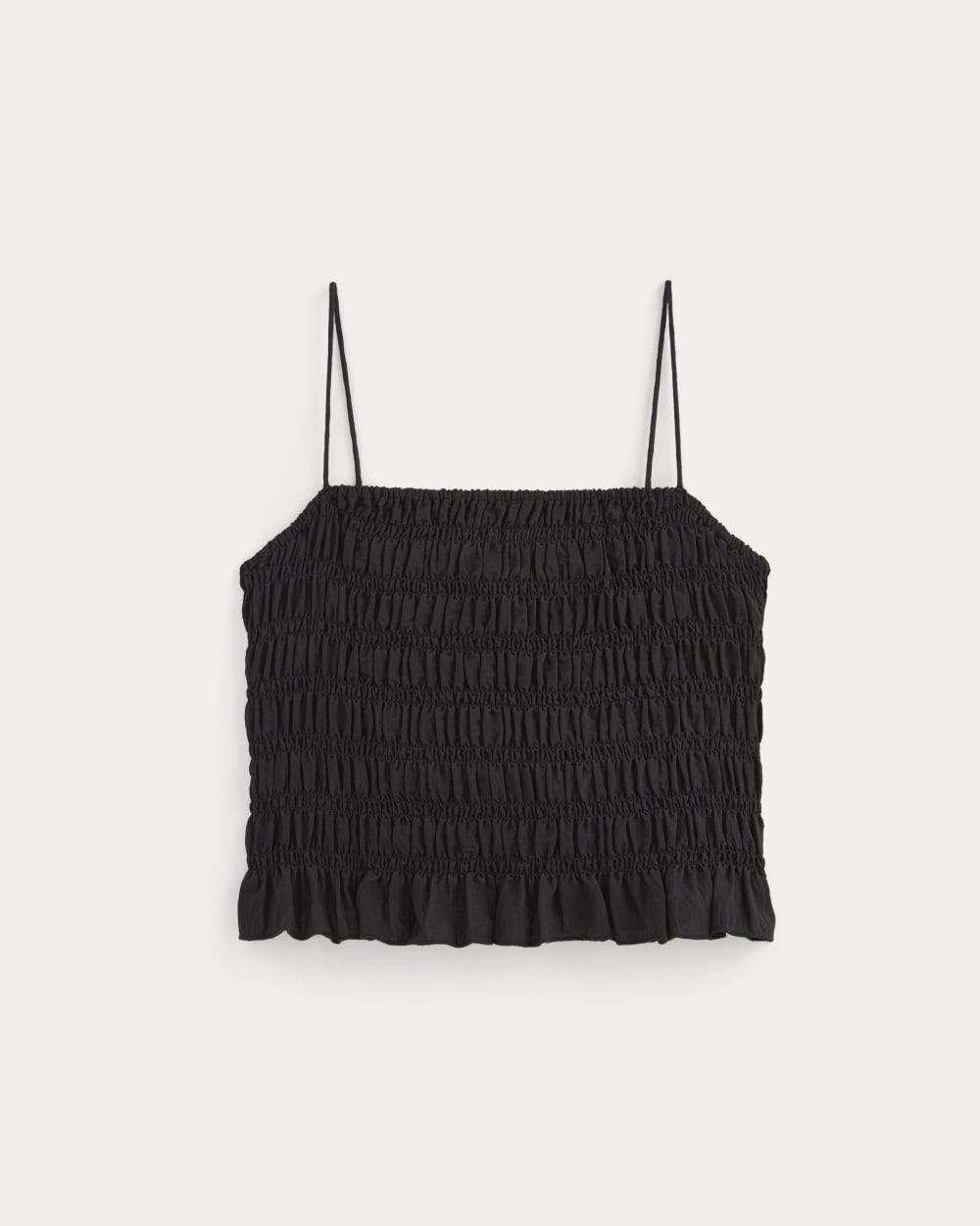 womens-smocked-tank-black | alt