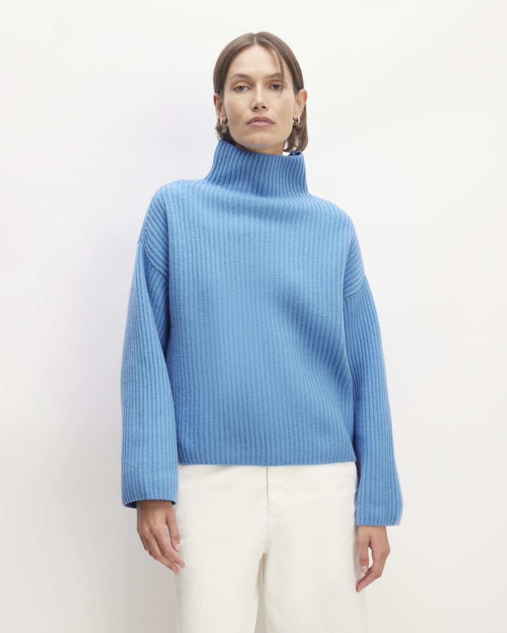 womens funnel neck pullover