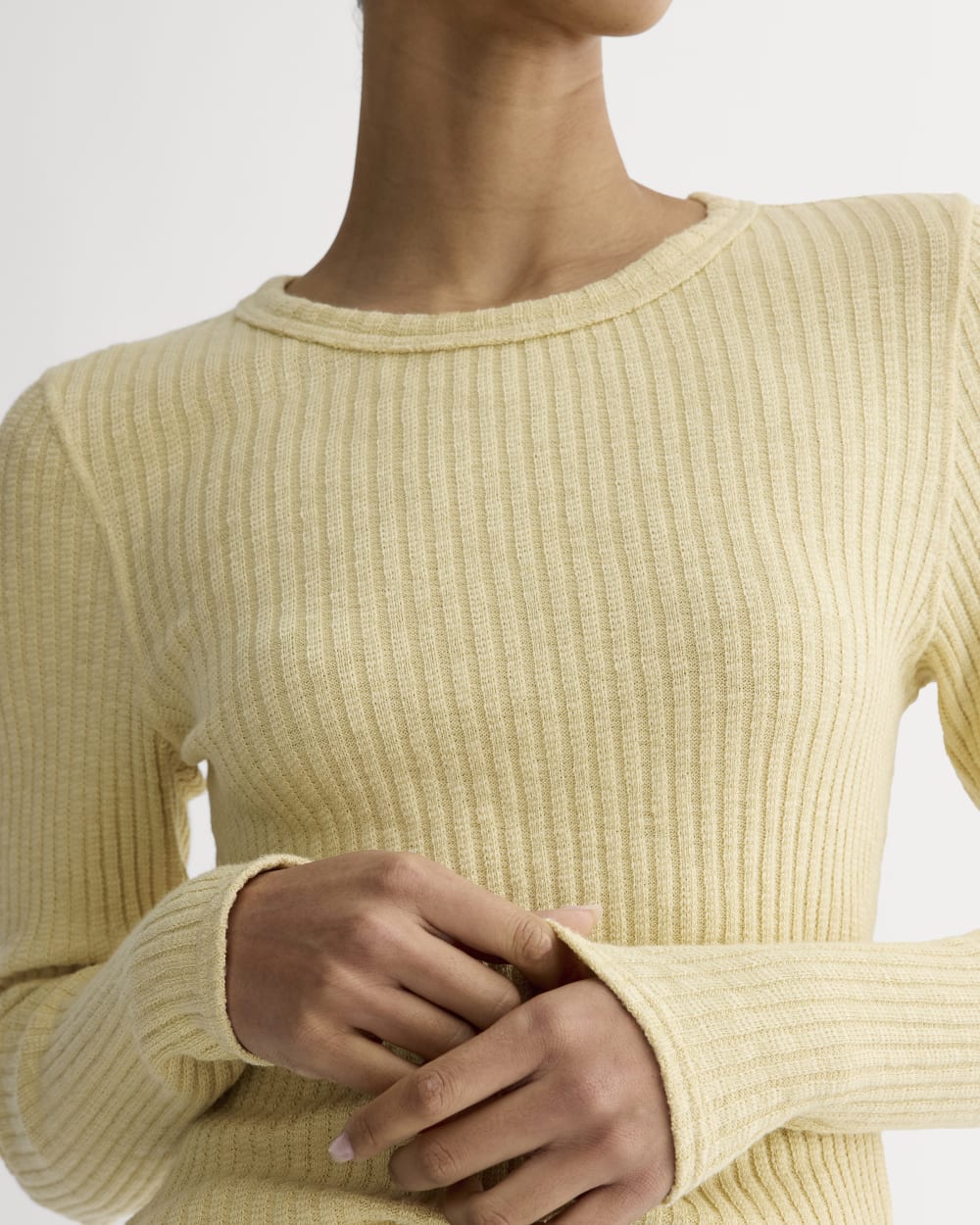 womens-rib-knit-crew-banana-crepe