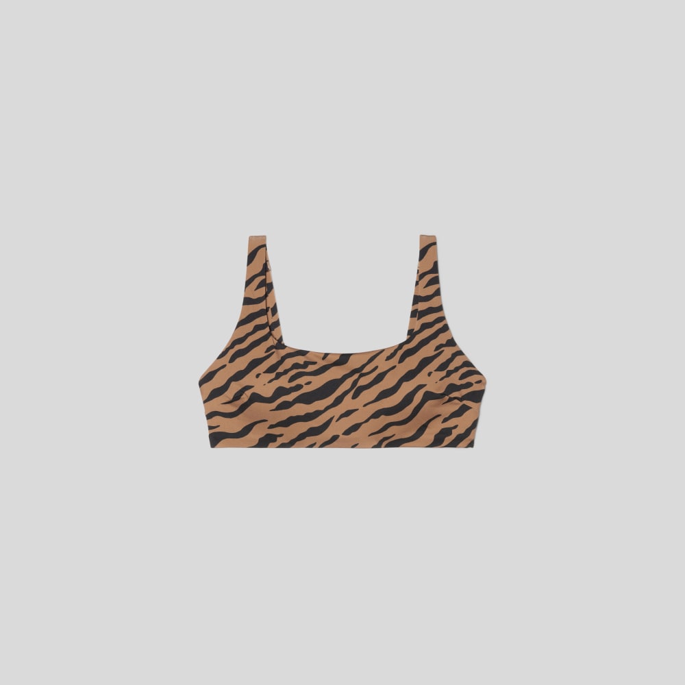 womens-square-neck-bikini-top-toasted-coconut-print | alt