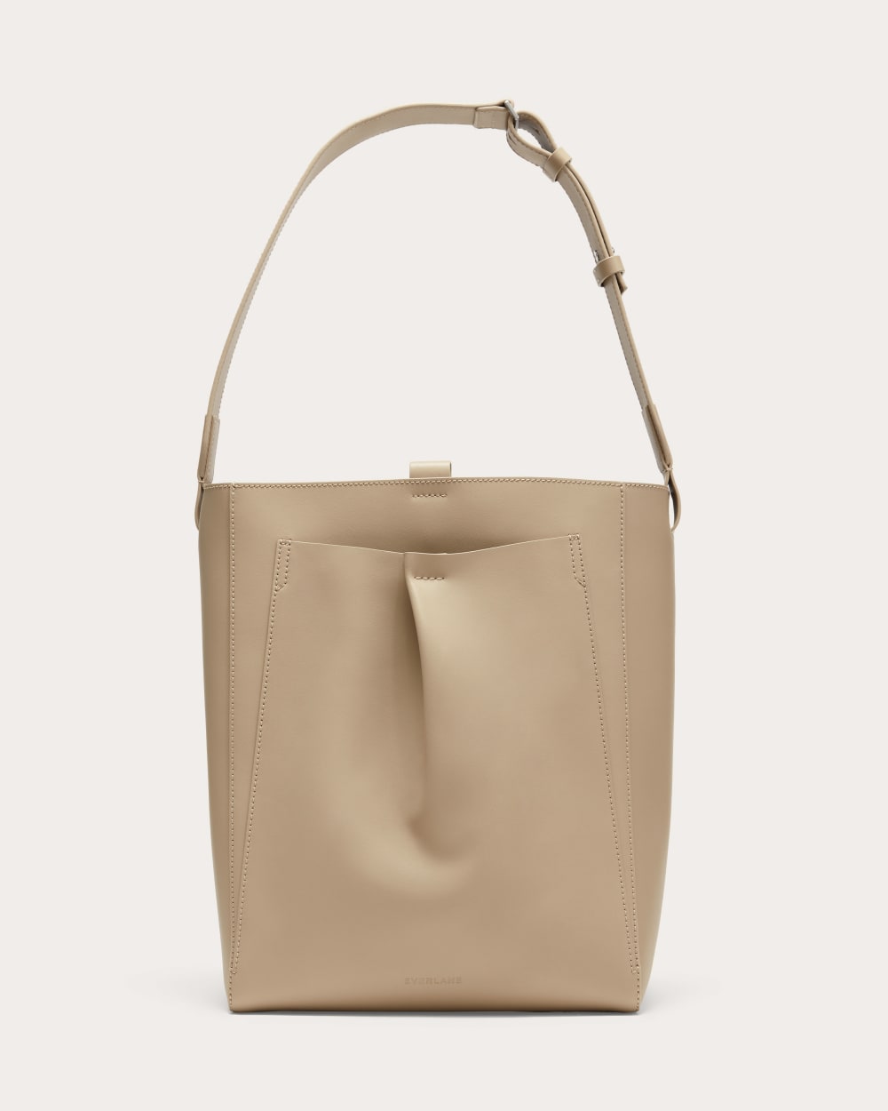 Bucket Bag Everlane Leather Bag The Studio Bag Light Taupe