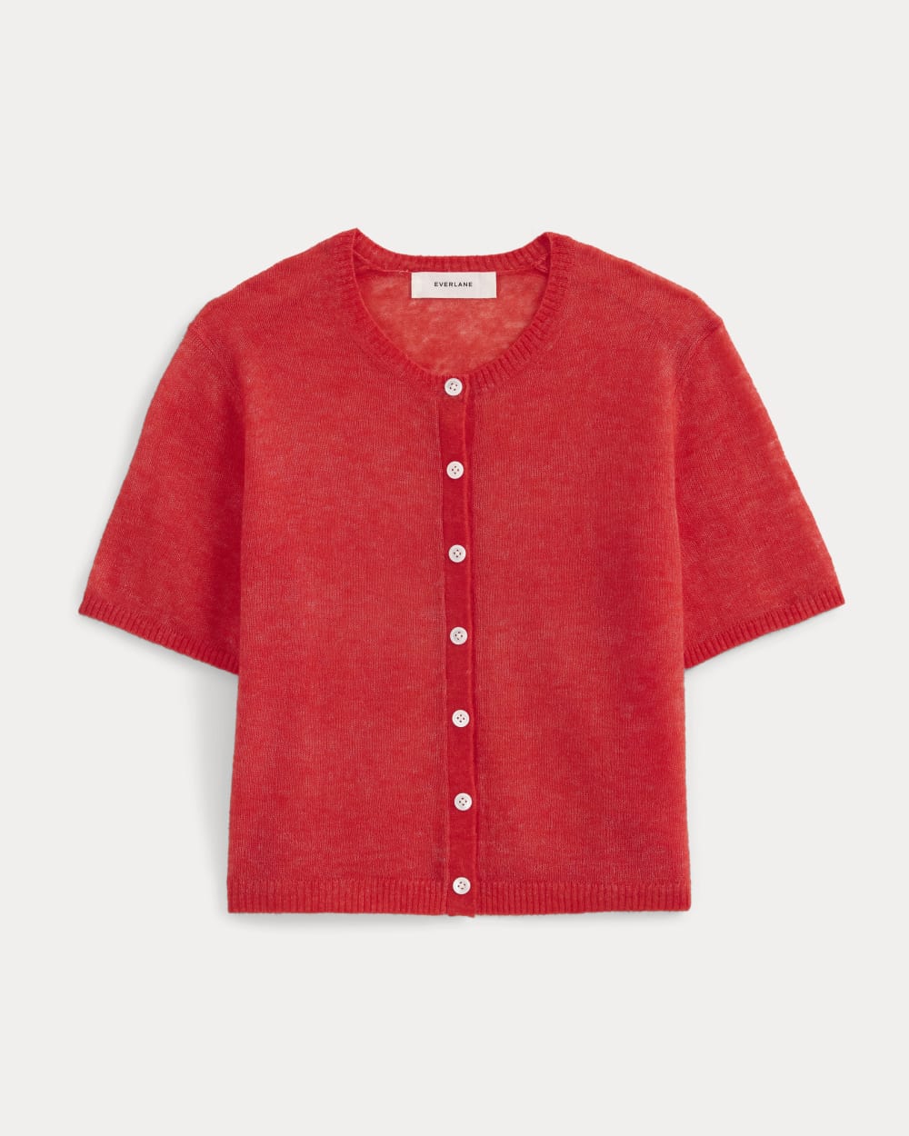 womens-air-alpaca-short-sleeve-cardigan-fiery-red | alt