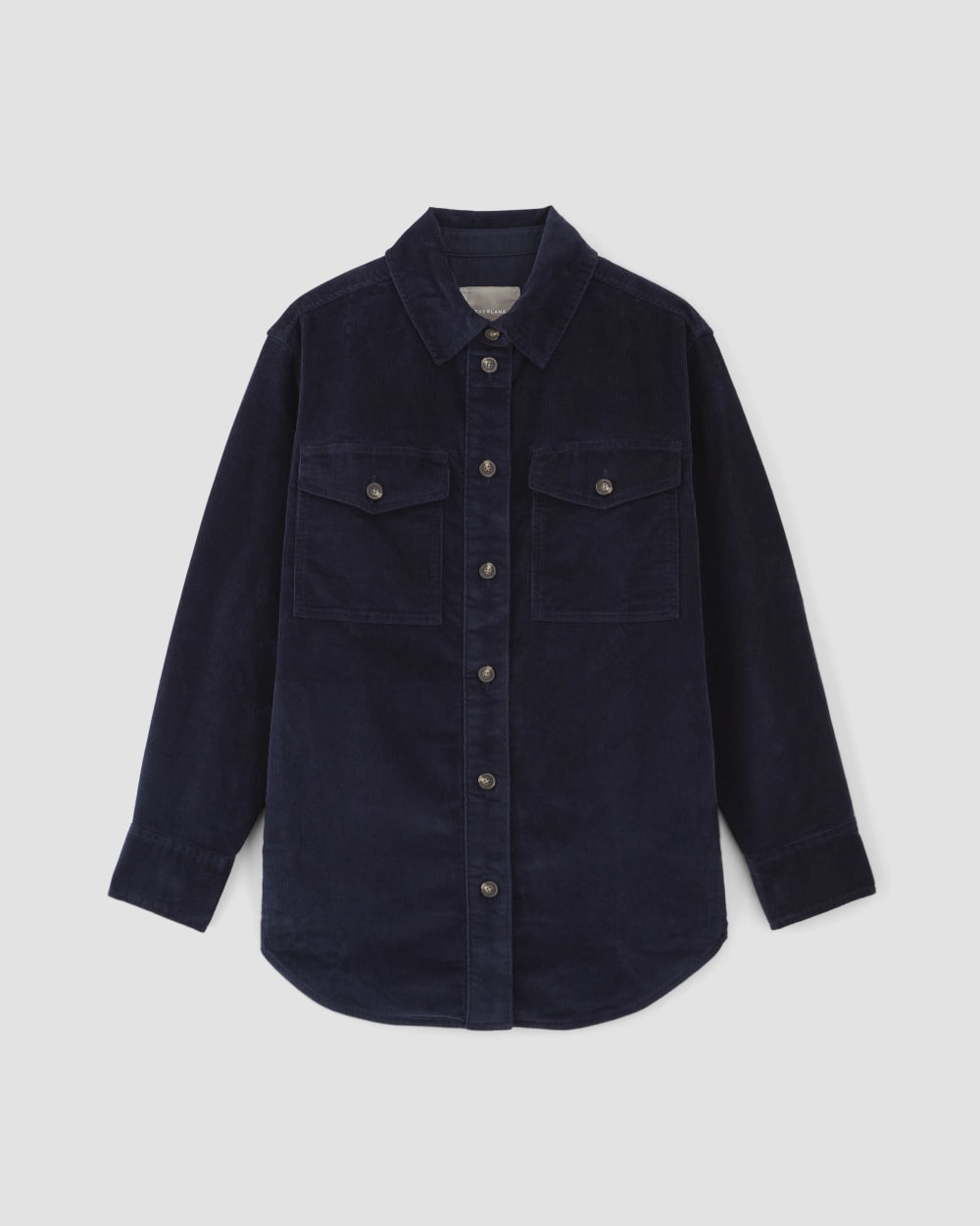 womens-corduroy-oversized-shirt-jacket-navy | alt